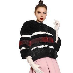 Cropped & cozy faux fur coat Sz Small